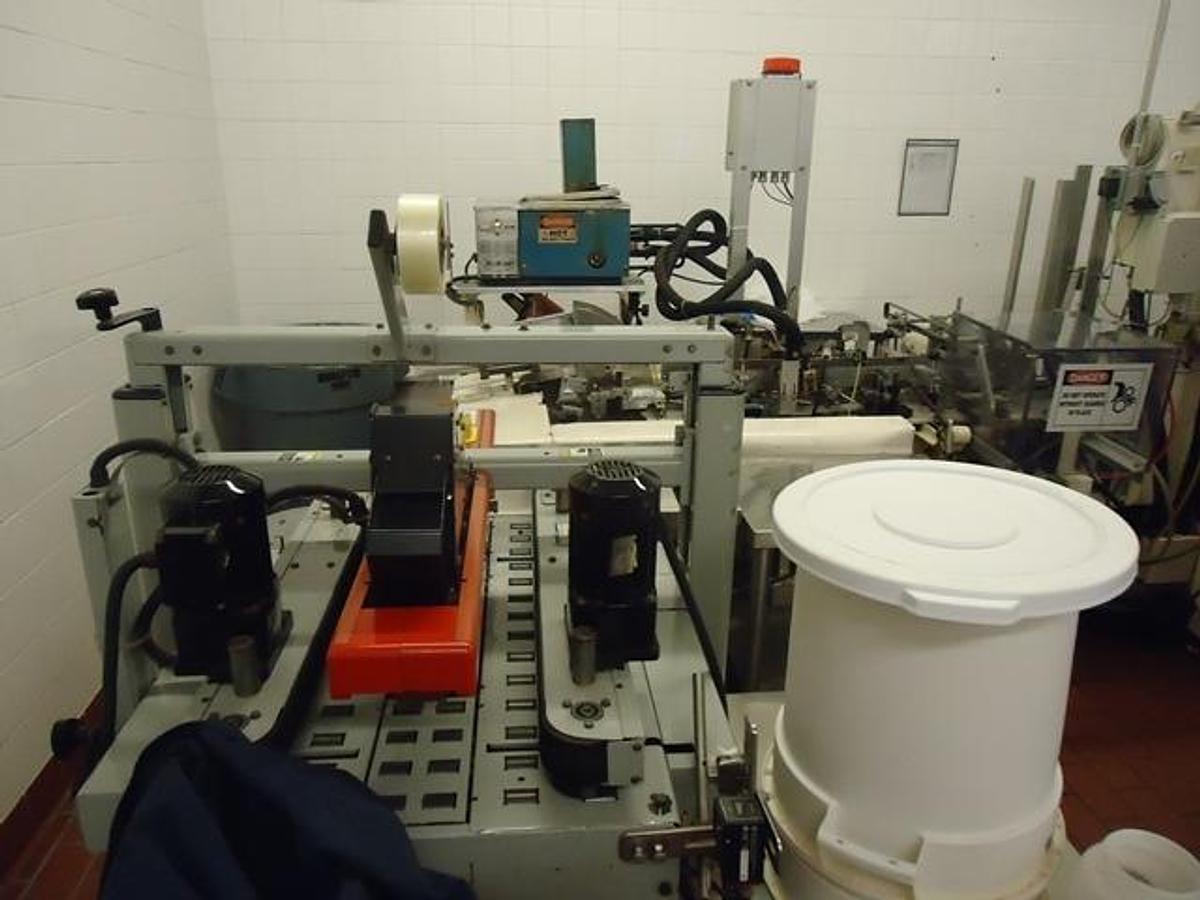 Used Bartelt IM-7 Pouch Packager & Cartoning Line