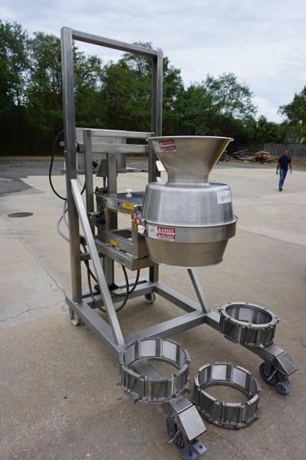 Used Urschel CC-D Stainless Shredder/Slicer/Strip Cutter, Portable