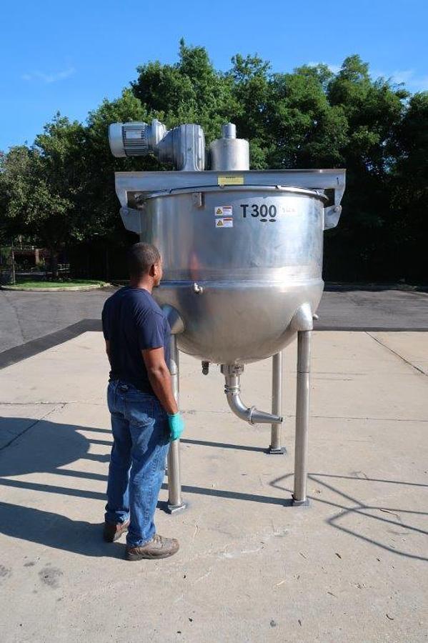 Used 300 Gallon Hamilton SS Jacketed Double Motion Mix Kettle