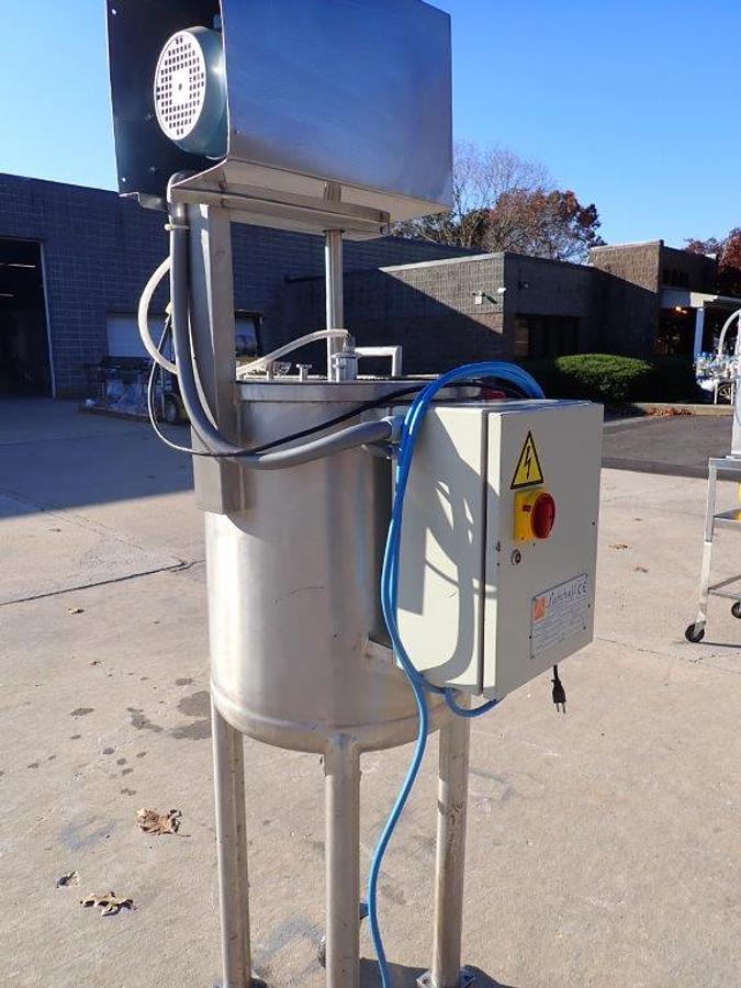 Used 30 Gallon Laborall  316 Stainless Vertical Mix Tank, Portable