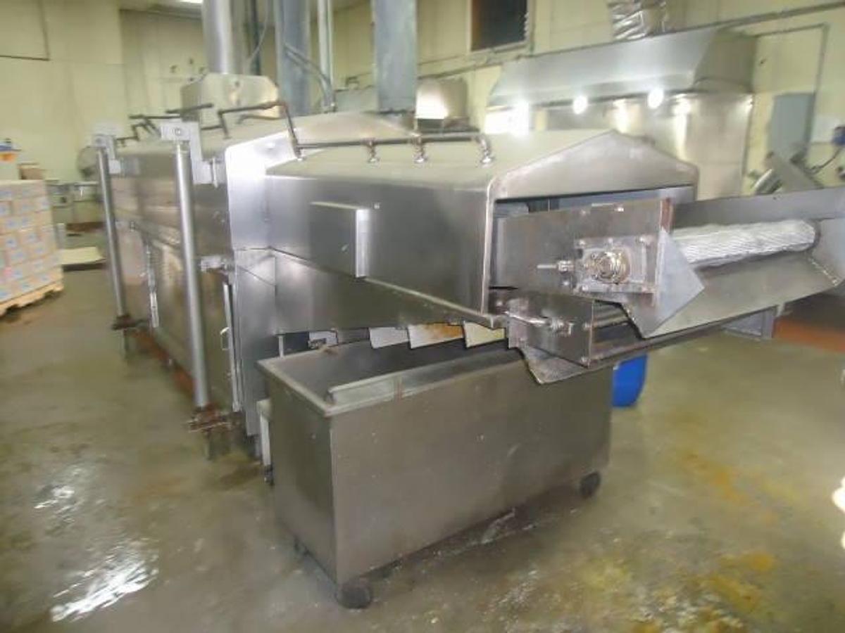 Used Heat And Control/ Mastermatic 34 Inch Wide Stainless Steel Gas Fired Continuous Fryer