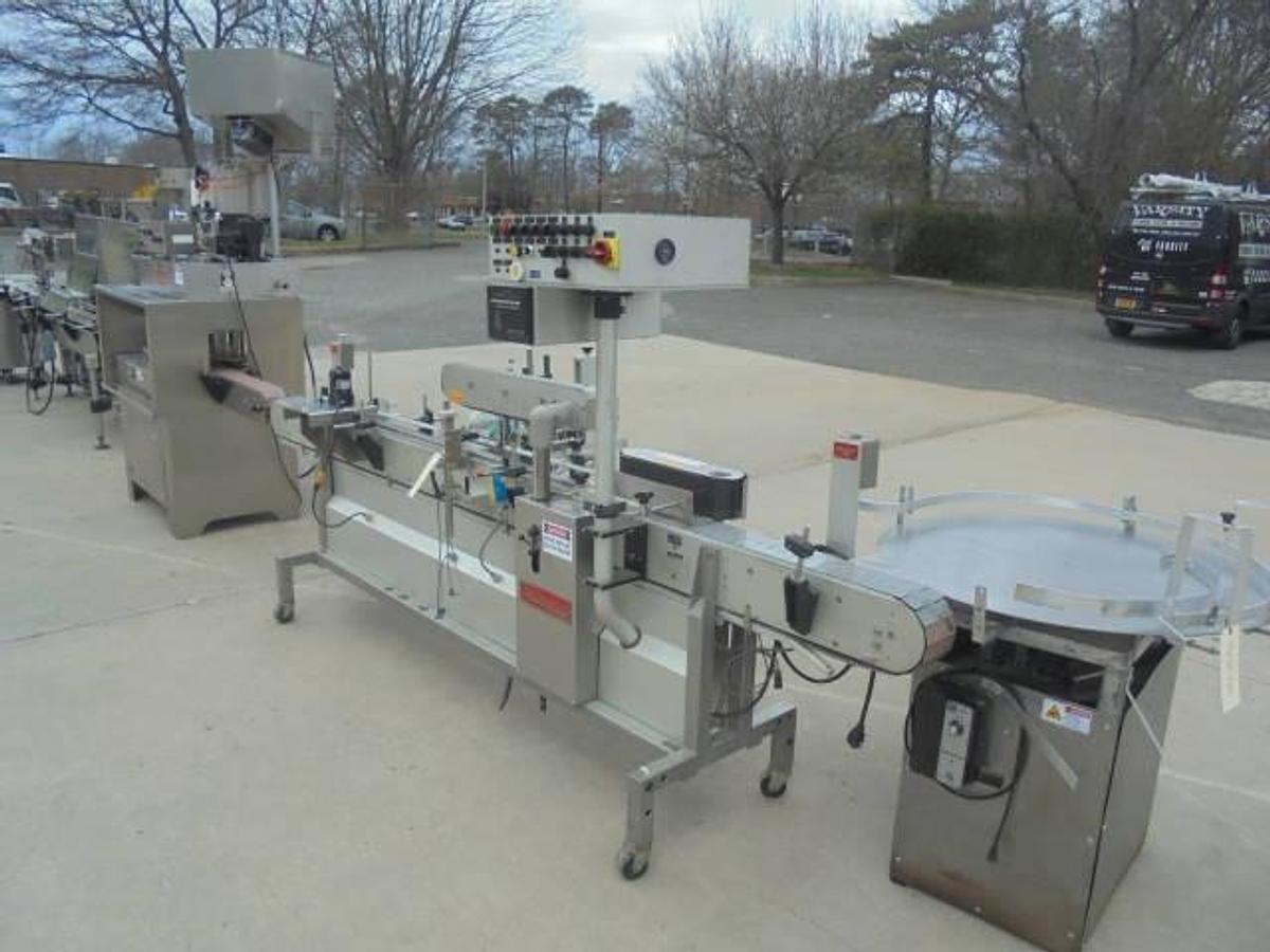 Used Tablet/Capsule Bottling Line With Swift Pack & Kaps-All Capper