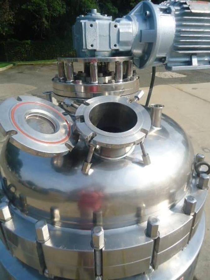 Used Olsa 200 Gallon Stainless Steel Sanitary Vacuum Reactor, Portable