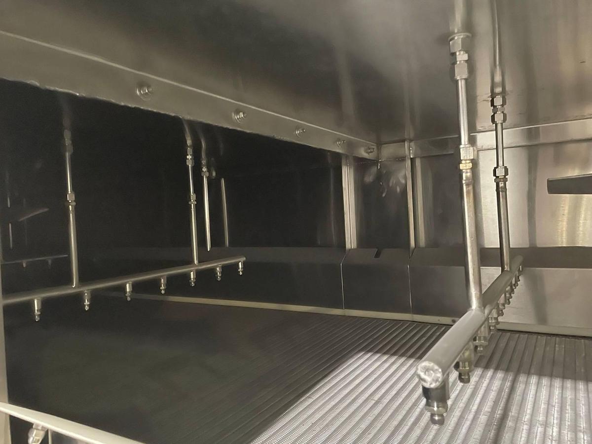 Used Praxair SS Cryogenic Freeze Tunnel, 25 Ft. Long Belt