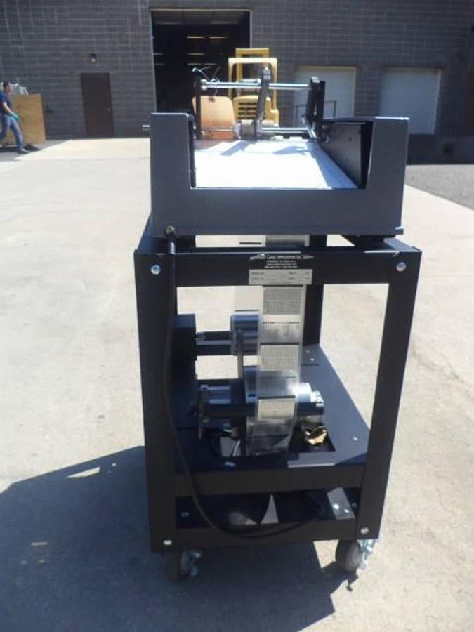 Used Advent 310 Semi-Automatic Pressure Sensitive Labeler, Portable