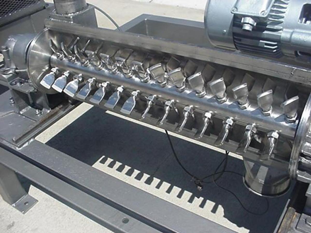 Used Hosokawa-Bepex Tcx-8 Turbulizer, Ss, 7.5 Hp