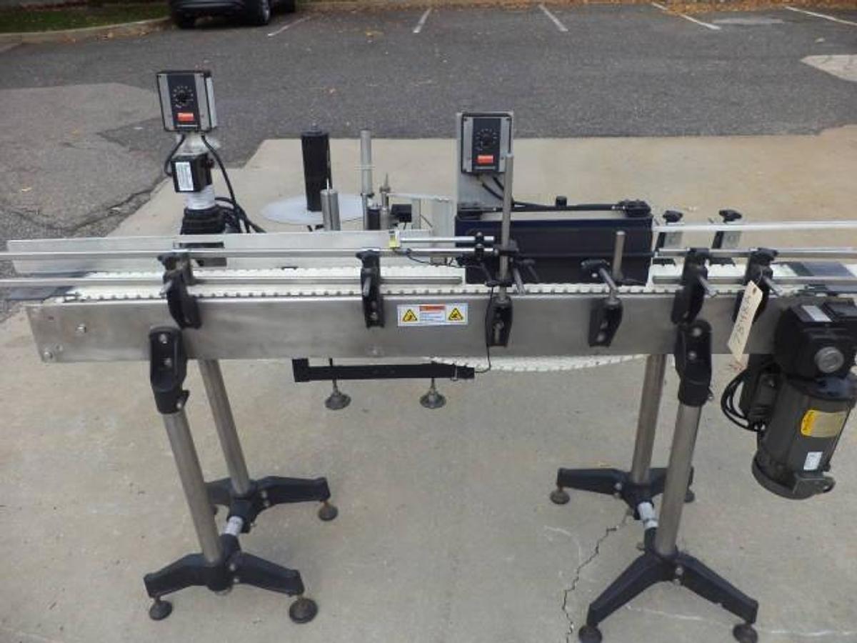 Used Universal Automatic Pressure Sensitive Wraparound Labeling Machine