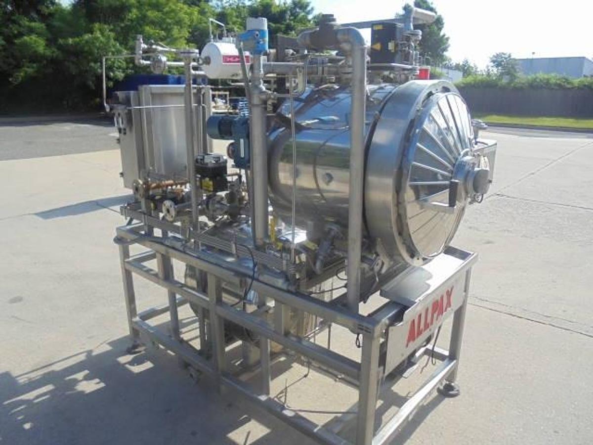 Used Allpax Pilot Plant/Lab Horizontal Autoclave/Sterilizer/Retort, Programmable