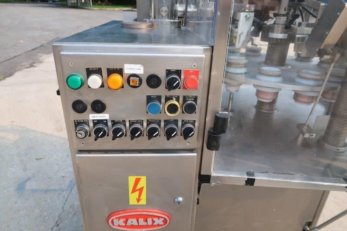 Used Kalix KX 600 Plastic Tube Filler/Sealer, Hot Air