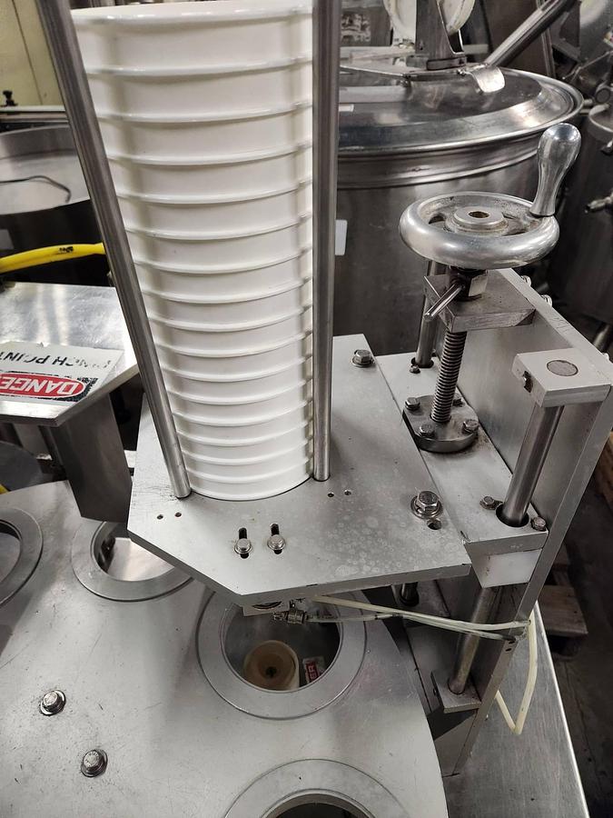 Used World Cup 8-80 Cup Packaging Machine, 4-7/8 In. Diameter Cups