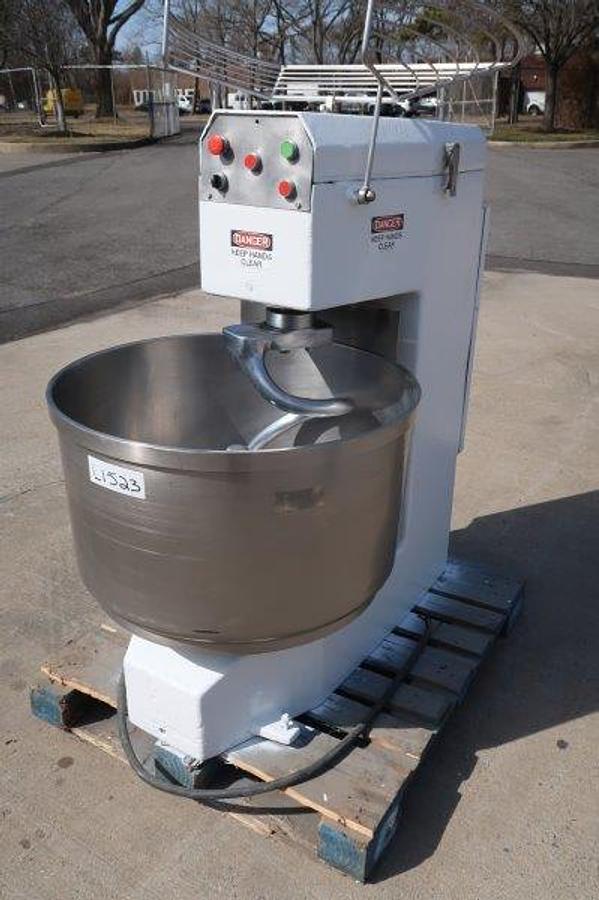 Used Hobart HF250 Spiral Dough Mixer