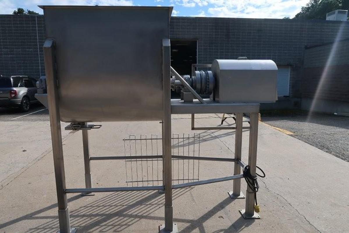 Used Horizontal Stainless Steel Double Ribbon Blender