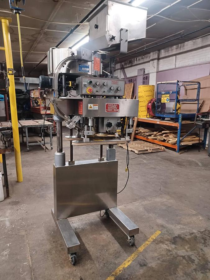 Used Kaps-All Model E Automatic Screw Capping Machine