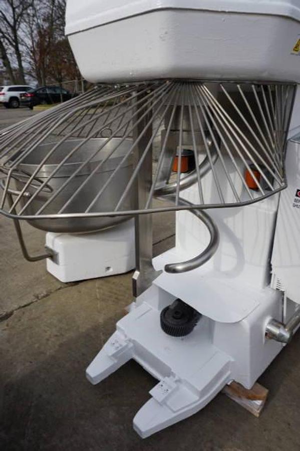 Used Colborne (Esmach) 200 Kg. Spiral Dough Mixer, Removable Bowls