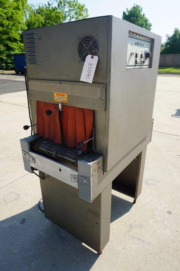 Used Weldotron 7030 Conveyorized Shrink Tunnel, 16 In. Wide X 9 In. High Opening
