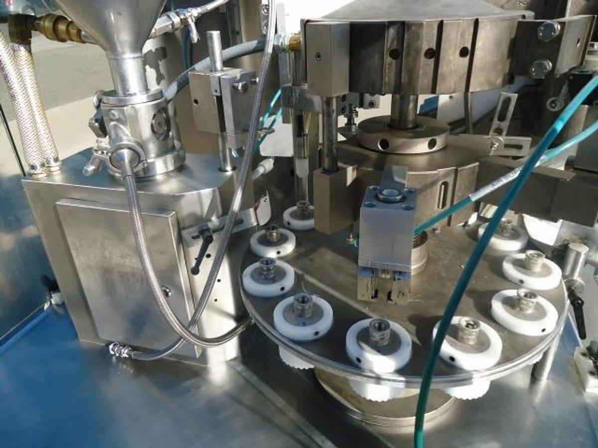 Used Unipac “Silver 80” Mascara & Lip Gloss Filling Machine