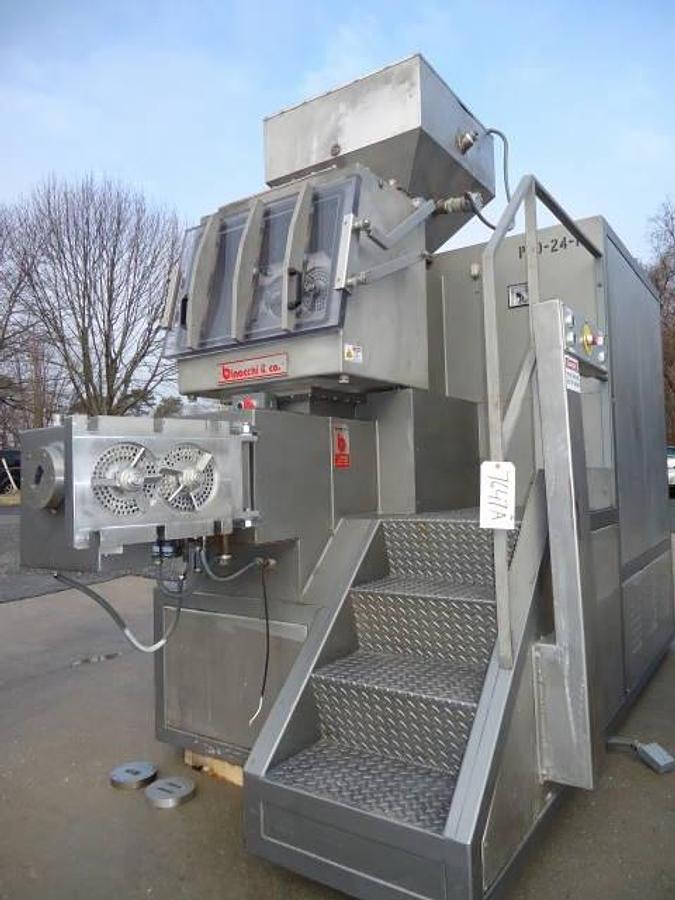 Used Binacchi Dvpb160 Dual Screw Vacuum Soap Plodder, Stainless Steel