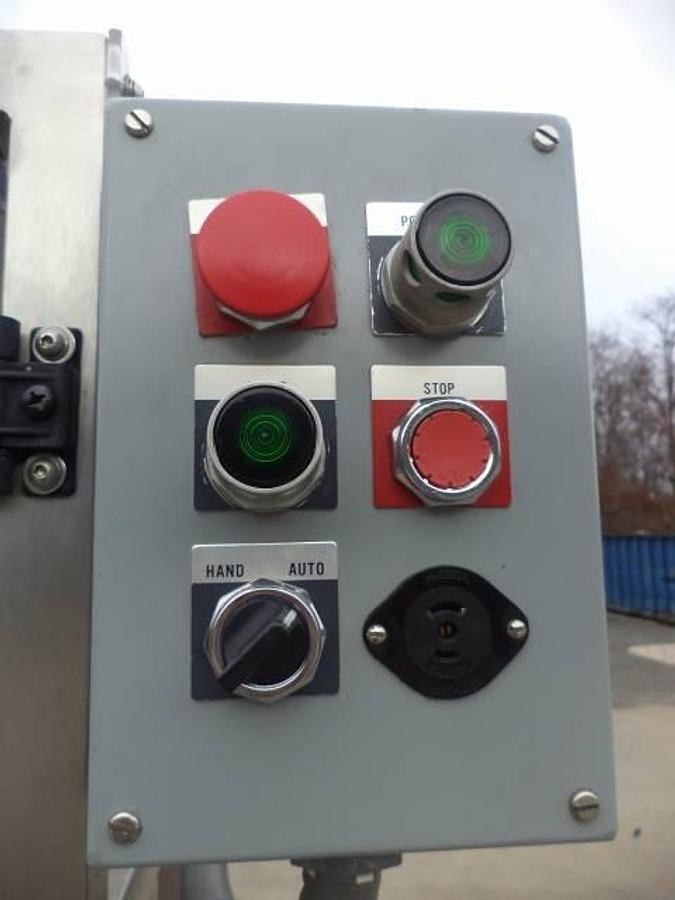 Used New England Machinery NEHA-48 Plastic Bottle Unscrambler With Elevator