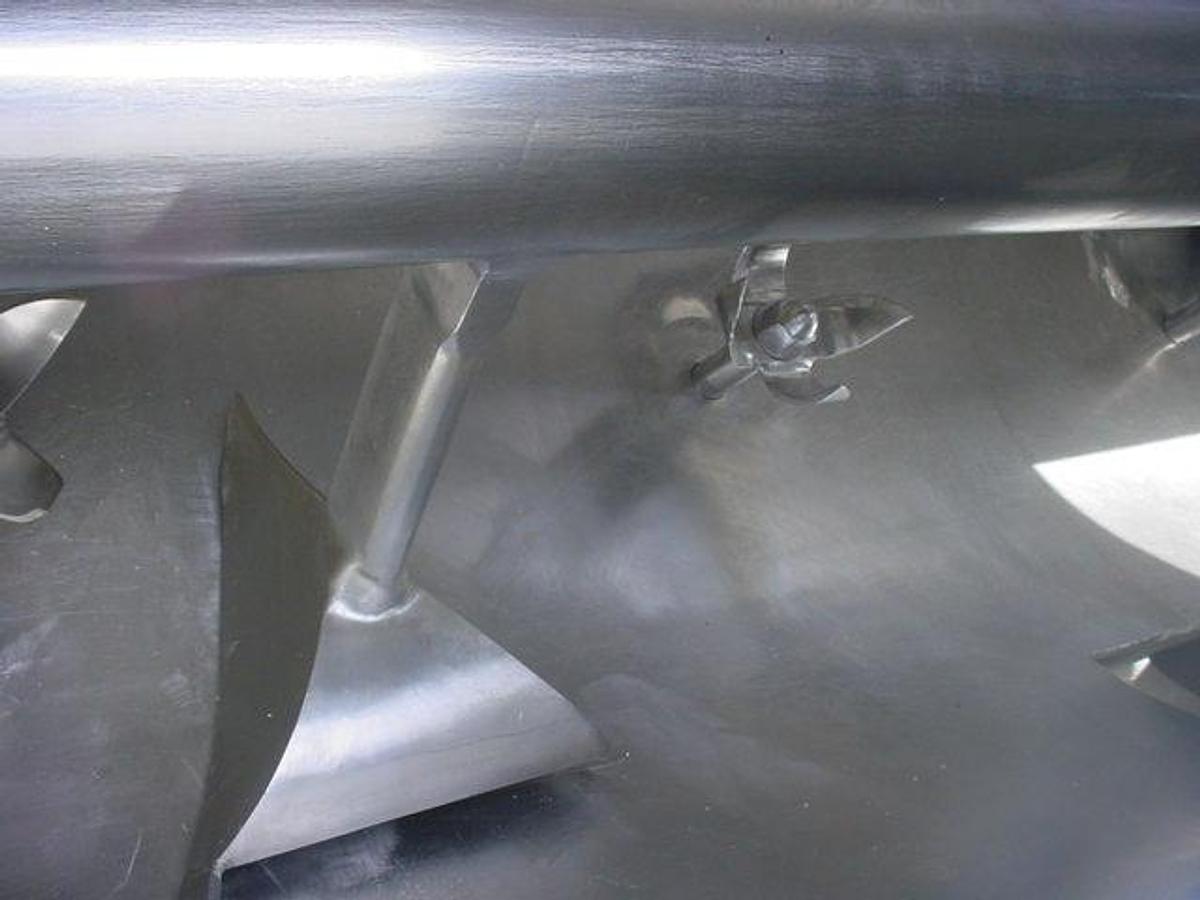 Used Littleford Fkm-1200-E Stainless Steel Plow Mixer With Choppers, Jacketed