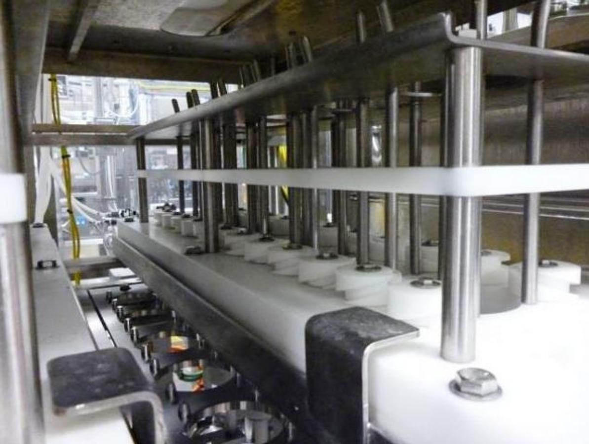 Used Osgood 6 lane “Ultraclean” yogurt cup filler, 360 cups per minute
