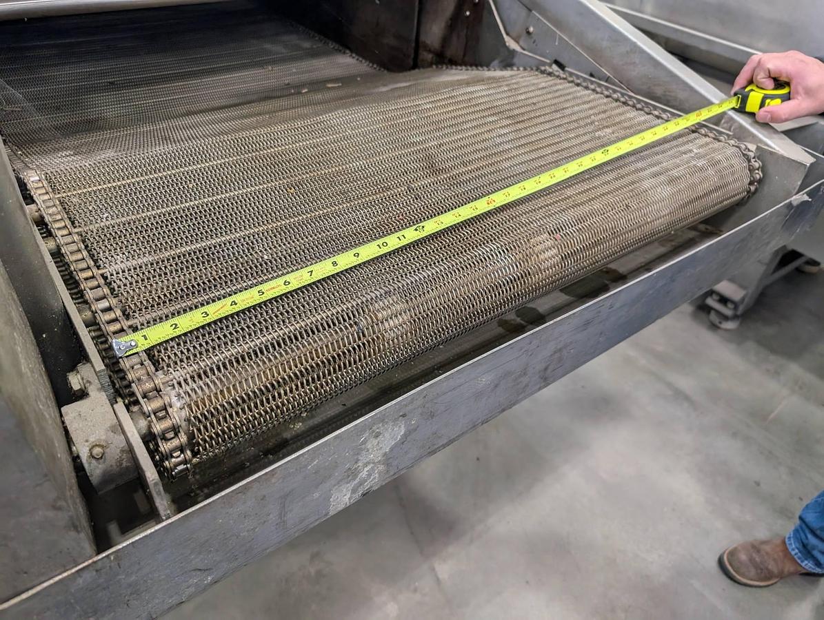 Used Mastermatic 12-34 Stainless Steel Continuous Gas Fryer