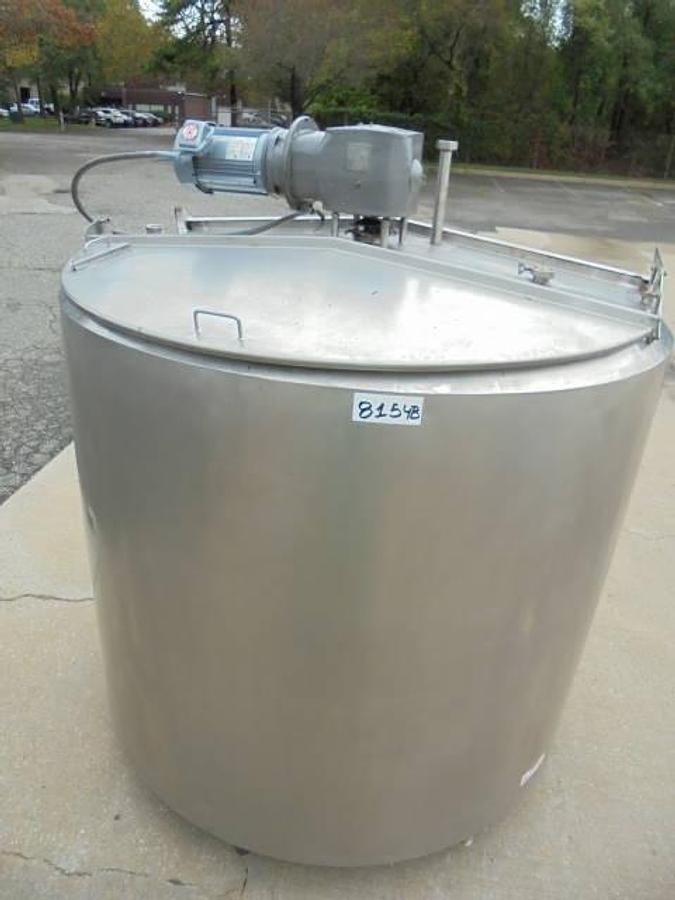 Used 1,000 Gallon Stainless Steel Jacketed Processor, Sweep Agitation
