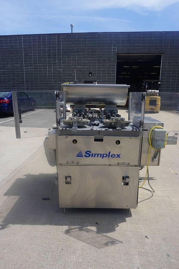 Used Simplex Four Head Automatic Piston Filler