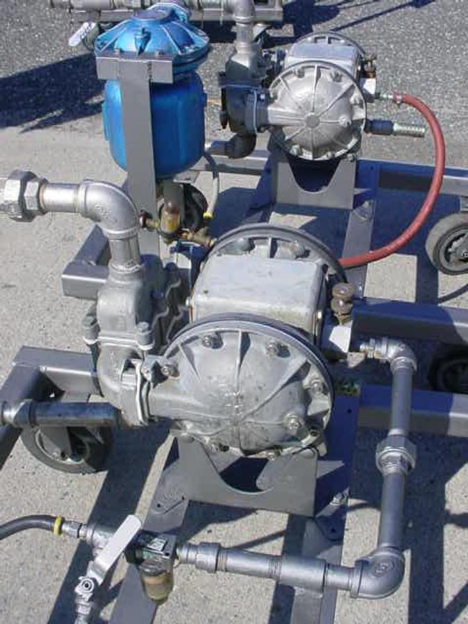 Used Sandpiper Air Operated Double Diaphragm Pumps, Portable (2)