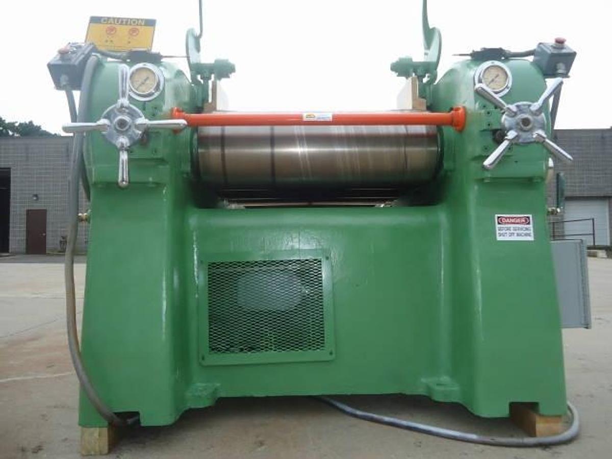 Used Lehmann 13 In. X 32 In . Three Roll Mill, Sight-O-Matic Control