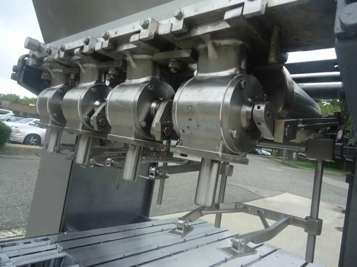 Used Cherry Burrell Four Piston Automatic Filler, Gallon Size Pistons