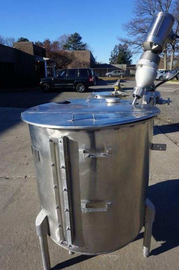 Used 150 Gallon SS Mix Tank, Prop Agitator
