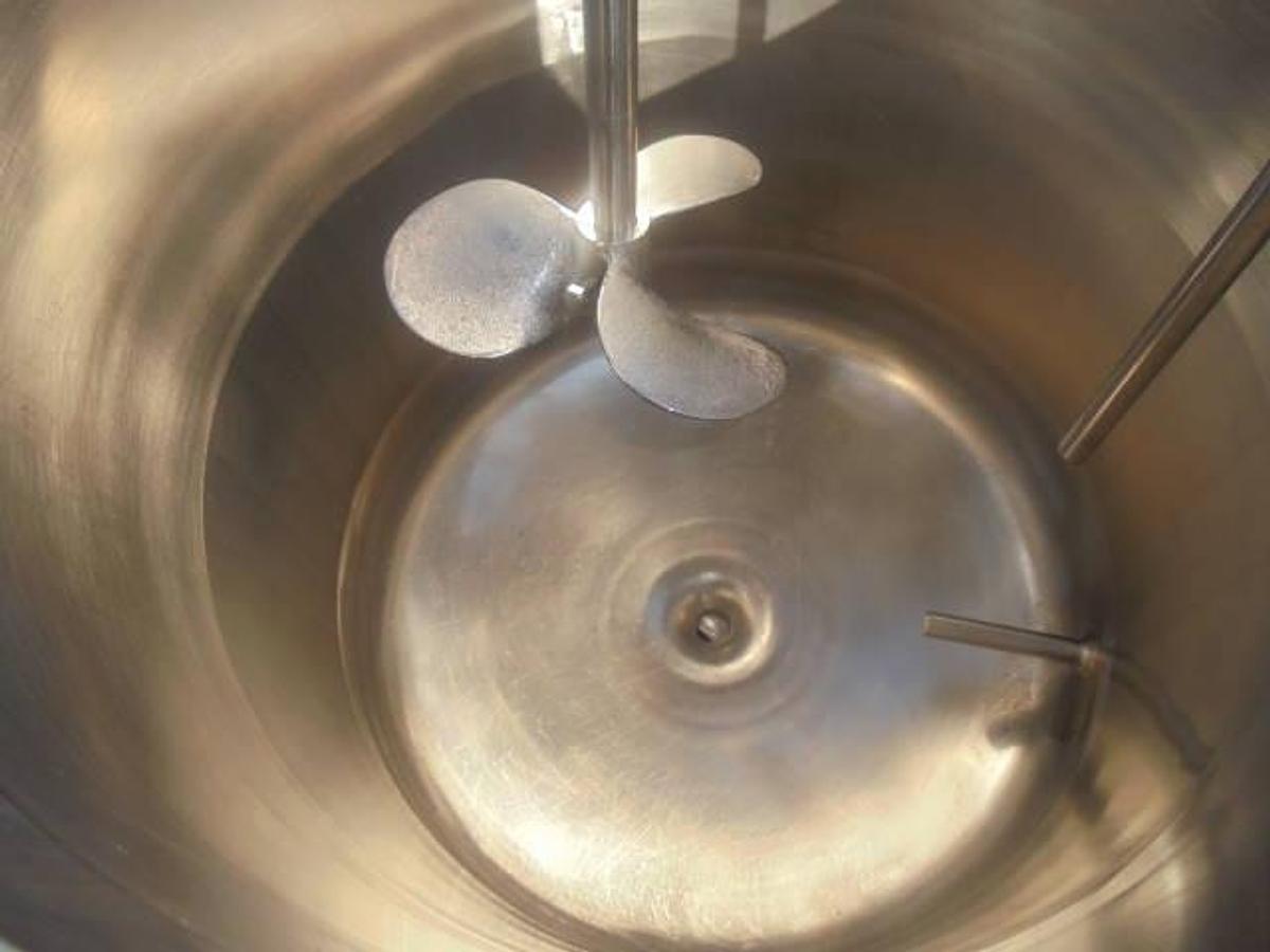 Used 11 Gallon Cherry Burrel 316 Stainless Steel Jacketed Pressurized Kettle/Reactor, Lift Out Agitation