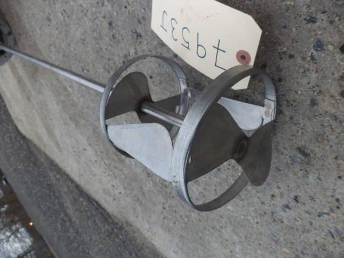 Used Gast Air Operated Agitator, Dual Bladed