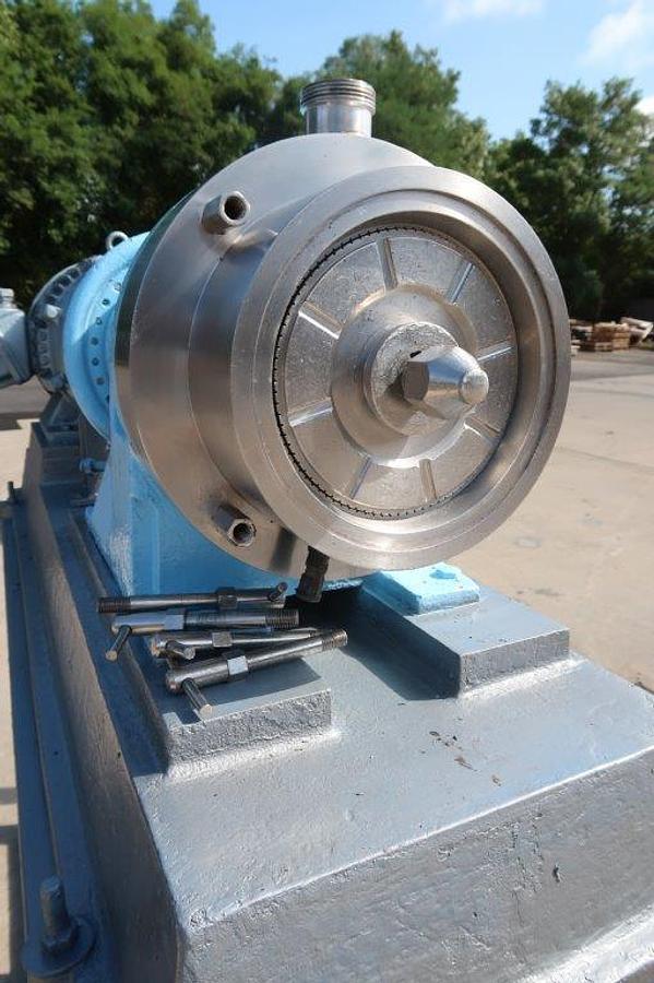 Used Charlotte SD-40 Stainless Steel Horizontal Colloid Mill, Tall Stand