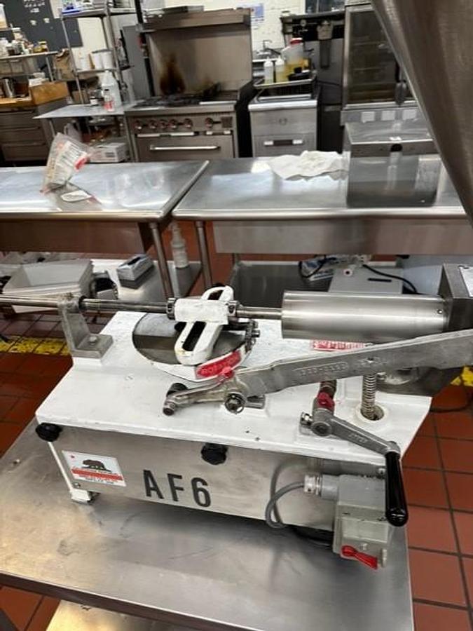 Used Simplex AS-1 Single Head Electric Piston Filler, Oversized Hopper