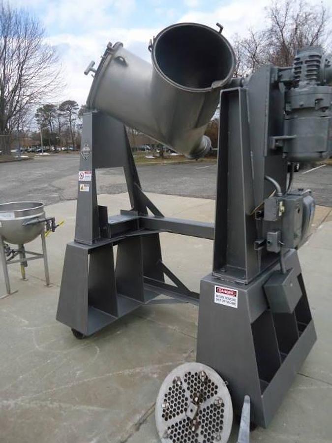 Used 3 Cu.ft. Patterson Kelley Stainless Stee “V” Blender