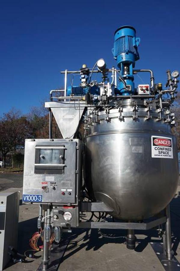 Used 250 Gal Greerco SS Triple Motion “Agi-Mix” Kettle-Reactor