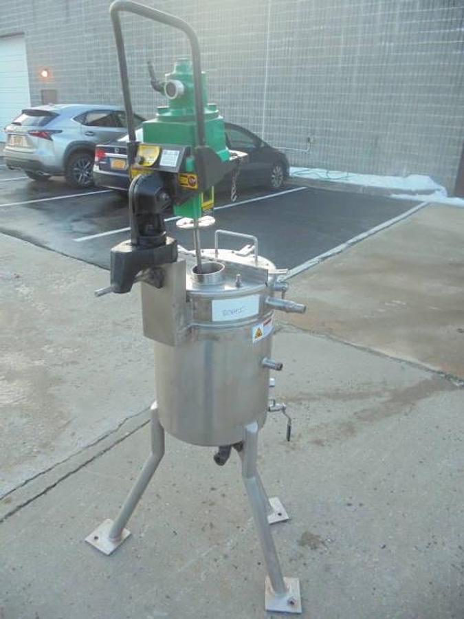 Used 10 Gallon Watson Metal Masters  Stainless Steel Mix Tank, 150 PSI Jacket