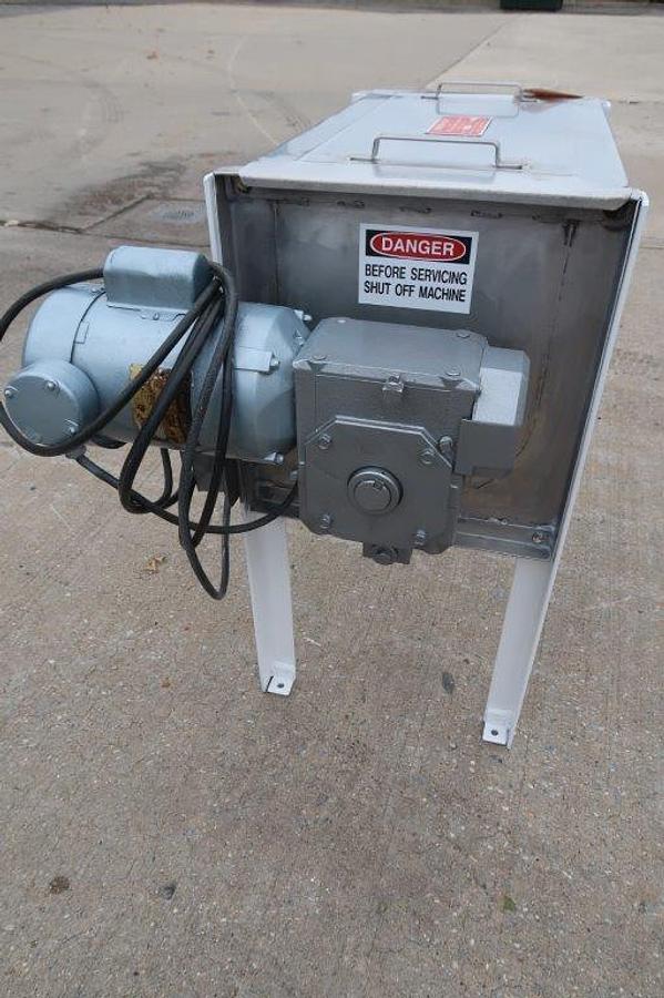 Used Marion 2 Cu. Ft. Stainless Steel Plow/Paddle Mixer, Single Phase Electrics