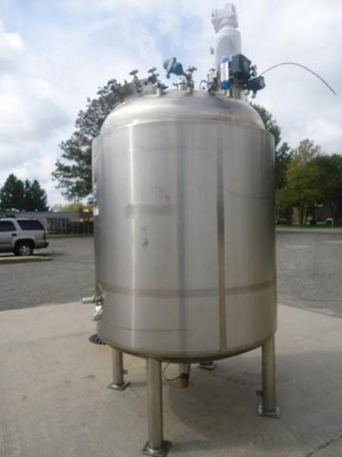 Used 1,000 Gallon Feldmeier 316l Pressure Vacuum Jacketed Agitated Reactor