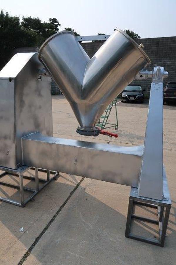 Used 6 Cu. Ft. Apex Stainless V Blender