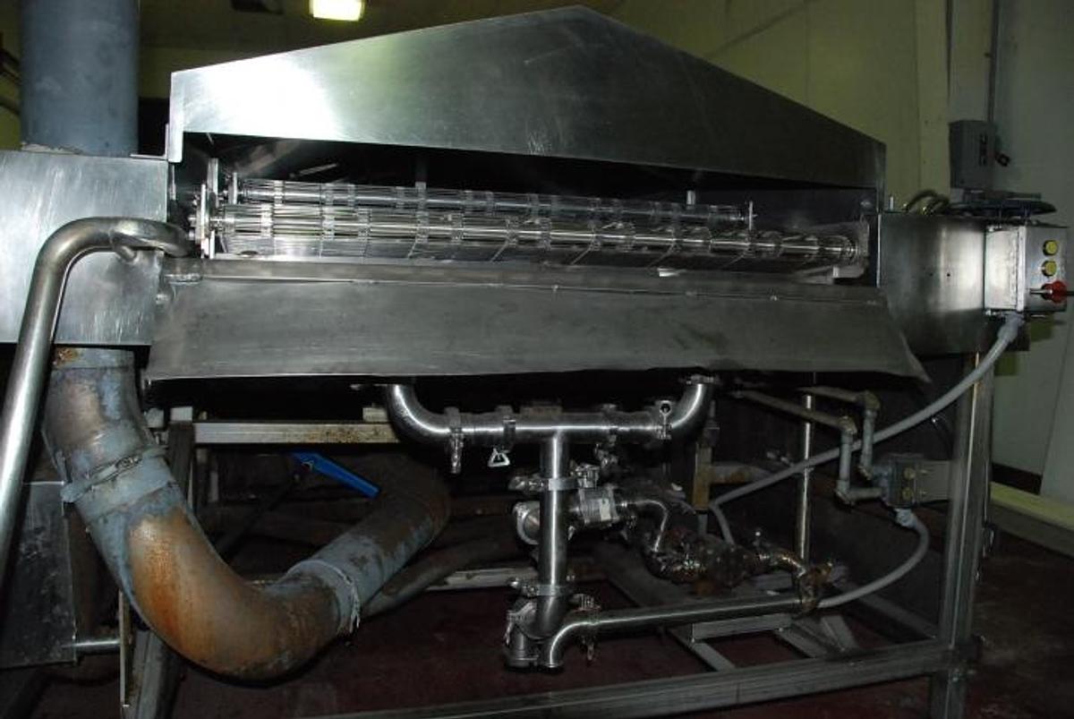 Used Stein HPF-11 4028 Stainless Steel Continuous Gas Fired Fryer