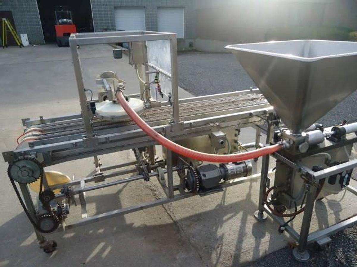 Used Raque Sauce Depositing System For Frozen Pizza
