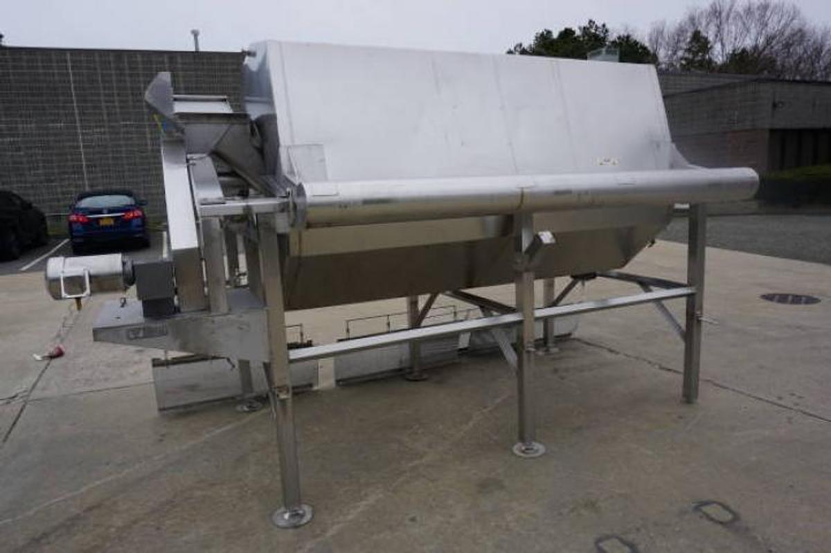Used Hughes 48 In. Diameter Continuous Rotary Blancher/Cooker-