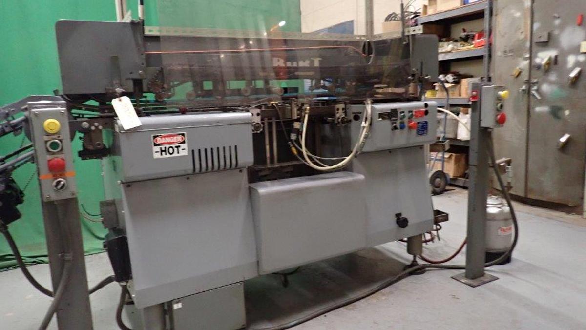 Used Mateer Burt 408A Horizontal Glue Labeler