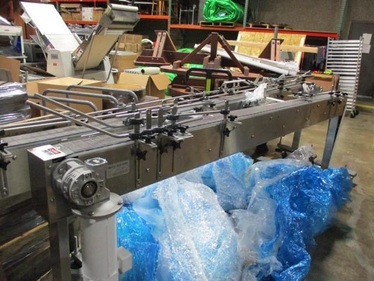 Used Inline Filling Systems Overflow Filling Line, with Capper