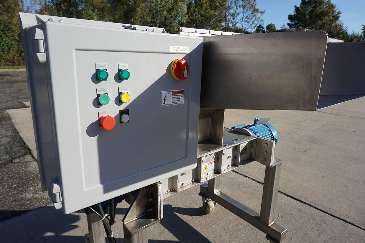 Used Atlantic Coast Crushers Two Roll Mustard Seed Crusher, Stainless