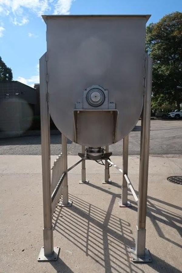 Used Horizontal Stainless Steel Double Ribbon Blender