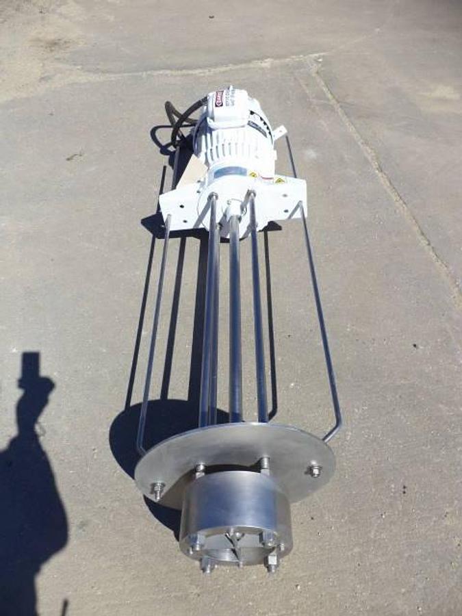 Used Arde Barinco 15 HP Homogenizing Mixer, stainless steel