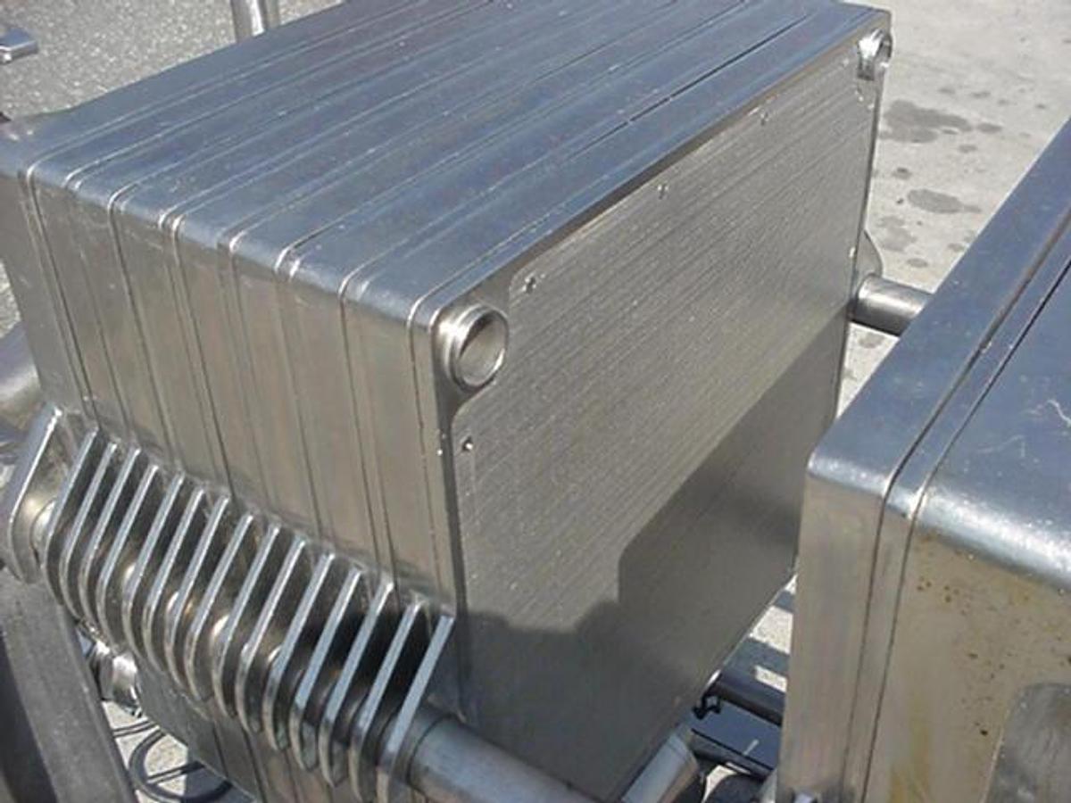 Used Ertel 16″ X 16″ Stainless Steel Filter Press With Pump